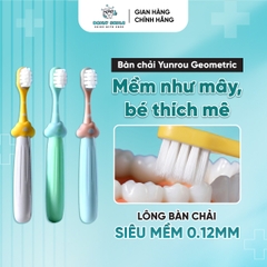 Bàn chải đánh răng trẻ em Yunrou Geometric