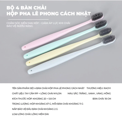 Bàn chải trơn chuôi có lỗ Màu hỗn hợp