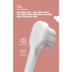 Bàn chải sư tử dễ thương màu xanh dương (1 chiếc)