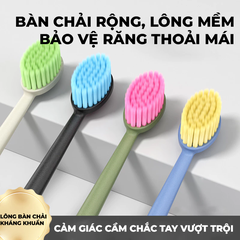Bàn chải Royalead chuôi lỗ màu xanh da trời