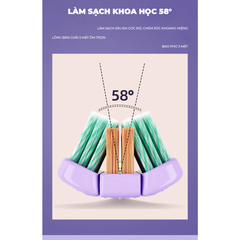 Bàn chải đầu tách 3 Trắng