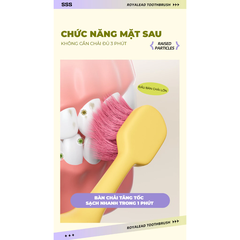 Bàn chải cậu bé mũm mĩm trưởng thành màu vàng