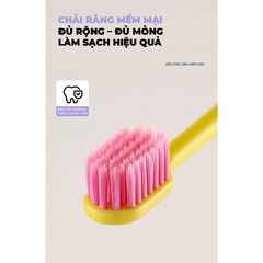 Bàn chải cậu bé mũm mĩm trưởng thành màu be