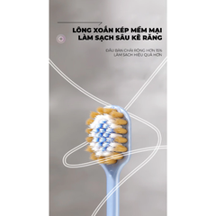 Bàn chải Tiss tay cầm mờ Màu hỗn hợp
