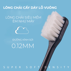 Hộp 8 bàn chải đánh răng lông màu trắng mềm