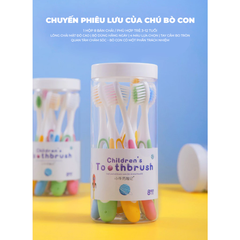 Hộp 8 bàn chải trẻ em màu sắc
