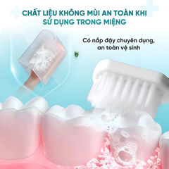 Hộp 8 sắc thái màu sắc cho bánh macaron bàn chải trơn góc cạnh