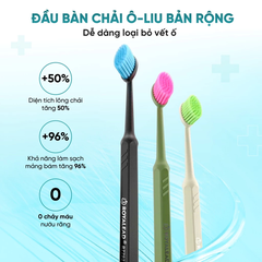 Bàn chải Royalead chuôi lỗ màu xanh da trời