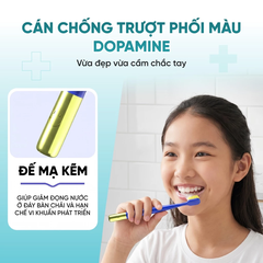Bàn chải chuôi mặt cười Màu hồng đơn