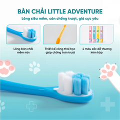 Bàn chải hình chân mèo - Vàng