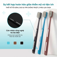 Hộp 9 bàn chải đánh răng lông cứng