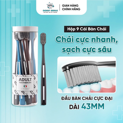 Hộp 9 bàn chải đánh răng lông cứng