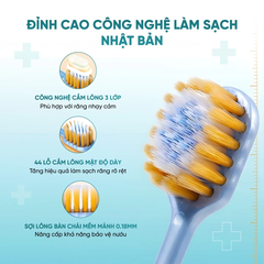 Bàn chải Tiss tay cầm mờ Màu hỗn hợp