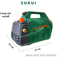 Máy rửa xe mini - Máy rửa xe cao áp chính hãng Zukui S8 công suất 3000W có chống giật - chống cháy