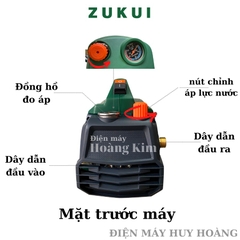 Máy rửa xe mini - Máy rửa xe cao áp chính hãng Zukui S8 công suất 3000W có chống giật - chống cháy