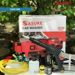 Máy xịt rửa xe cao cấp SASUKE 1800W motor lõi đồng 100% - Có chỉnh áp lực nước
