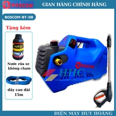 Máy Xịt Rửa Xe Chỉnh Áp Boscom BT8 - 3200W - Motor Từ Lõi Đồng 100%