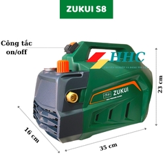 Máy Rửa Xe ZUKUI S8-Công Suất 3000W-Có Chỉnh Áp