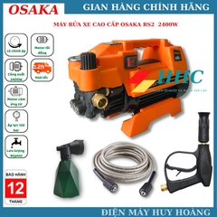 Máy rửa xe chỉnh áp 2400W 20MPA điện 220V OSAKA - RS2 _ dây đồng 100% _ hàng chính hãng _ bảo hành 12 tháng