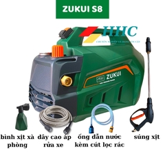 Máy Rửa Xe ZUKUI S8-Công Suất 3000W-Có Chỉnh Áp