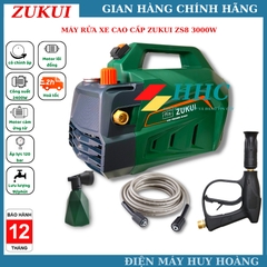 Máy Rửa Xe ZUKUI S8-Công Suất 3000W-Có Chỉnh Áp