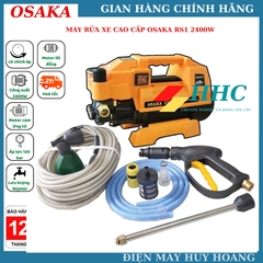Máy xịt rửa xe cao áp Osaka RS1 - Màu cam - 2400W - Motor cảm ứng từ lõi đồng - Hàng chính hãng