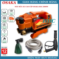Máy rửa xe chỉnh áp 2800W 20MPA điện 220V OSAKA - RS4 _ dây đồng 100% _ hàng chính hãng _ bảo hành 12 tháng