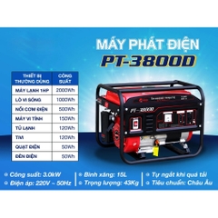 Máy Phát Điện EDON PT3800D - 3KW