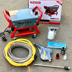 Máy xịt rửa xe BTEC lõi đồng công suất 3500w mẫu mới 2024 - Tặng dây xịt dài 15m