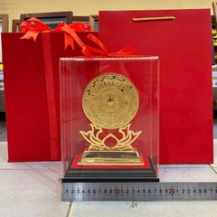 Trống sen mạ vàng nano