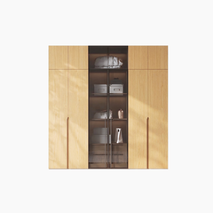 Tủ quần áo DAI HGF 6 cánh, gỗ MDF, 200x60x240cm, TQA006