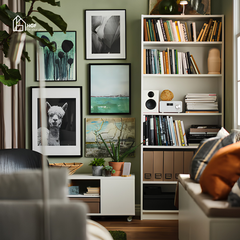 Kệ sách ILA HGF 3 - 6 tầng, gỗ MDF, 61x30x102/134/165/197cm, KS001