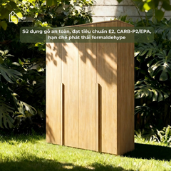 Tủ quần áo SHUN HGF 2-4 cánh, gỗ MDF, 160x60x200cm, TQA030
