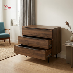 Tủ lưu trữ RIA HGF 3 hộc kéo, gỗ MDF, 65x40x80cm, TLT066