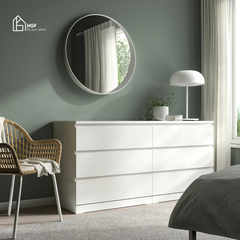Tủ lưu trữ MAL HGF 6 hộc kéo, gỗ MDF, 120x40x80cm, TLT081