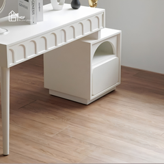 Bàn trang điểm đa năng LAYLA HGF 3 hộc kéo, gỗ MDF phủ sơn 2K, 120x40x75cm, BTD006