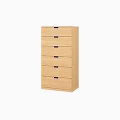 Tủ lưu trữ đa năng DAMIEN HGF 4 - 6 tầng, Gỗ MDF, 50/80x40x140cm, TLT091