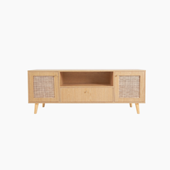 Tủ tivi LANA HGF 2 cánh 1 hộc kéo, gỗ MDF, 160x40x55cm, TTV023