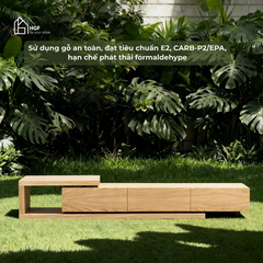Tủ tivi Reed HGF 3 hộc kéo, gỗ MDF, 160x40x40cm, TTV018