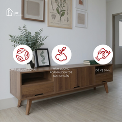 Tủ Tivi ANA HGF đa dạng lưu trữ, gỗ MDF, 140/160/180x40x50cm, TTV015