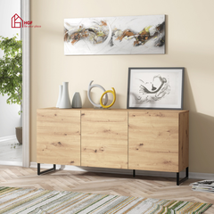 Tủ lưu trữ RIA HGF 3 cánh, gỗ MDF, 120x40x80cm, TLT076