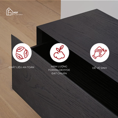 Tủ tivi phòng khách ELON HGF 3 ngăn kéo, gỗ MDF, 160/180/200/220x40x40cm, TTV011