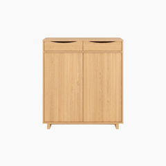 Tủ giày JANE HGF 2 hộc kéo 2 cánh, gỗ MDF, 90x35x110cm, TG017