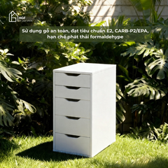 Tủ lưu trữ ARDEN HGF 5 ngăn kéo, gỗ MDF, 40x60x71cm, TLT060