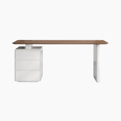 Bàn làm việc MYRNA HGF 3 hộc kéo, gỗ MDF phủ sơn 2K, 140x60x75cm, BLV014