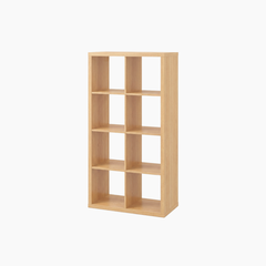 Kệ sách BETH HGF 8 ngăn, gỗ MDF, 75x30x144cm, KS007