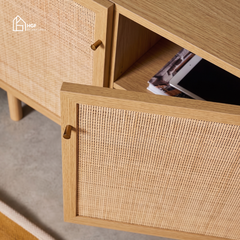 Tủ lưu trữ MEY HGF 3 cánh, gỗ MDF, 140x40x70cm, TLT016