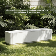 Tủ tivi ALIE HGF 3 hộc kéo, gỗ MDF phủ sơn 2K, 180x40x45cm, TTV040