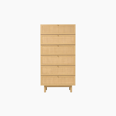 Tủ lưu trữ MEY HGF 6 hộc kéo, gỗ MDF, 60x40x140cm, TLT068