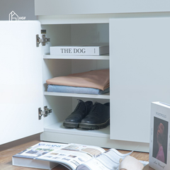 Tủ giày IMA HGF 2 cánh 1 hộc kéo, gỗ MDF, 80x40x100cm, TG004